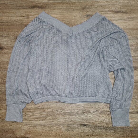 We The Free size XS Knit Top Pullover Oversized Loose Sheer tunic - Picture 4 of 4